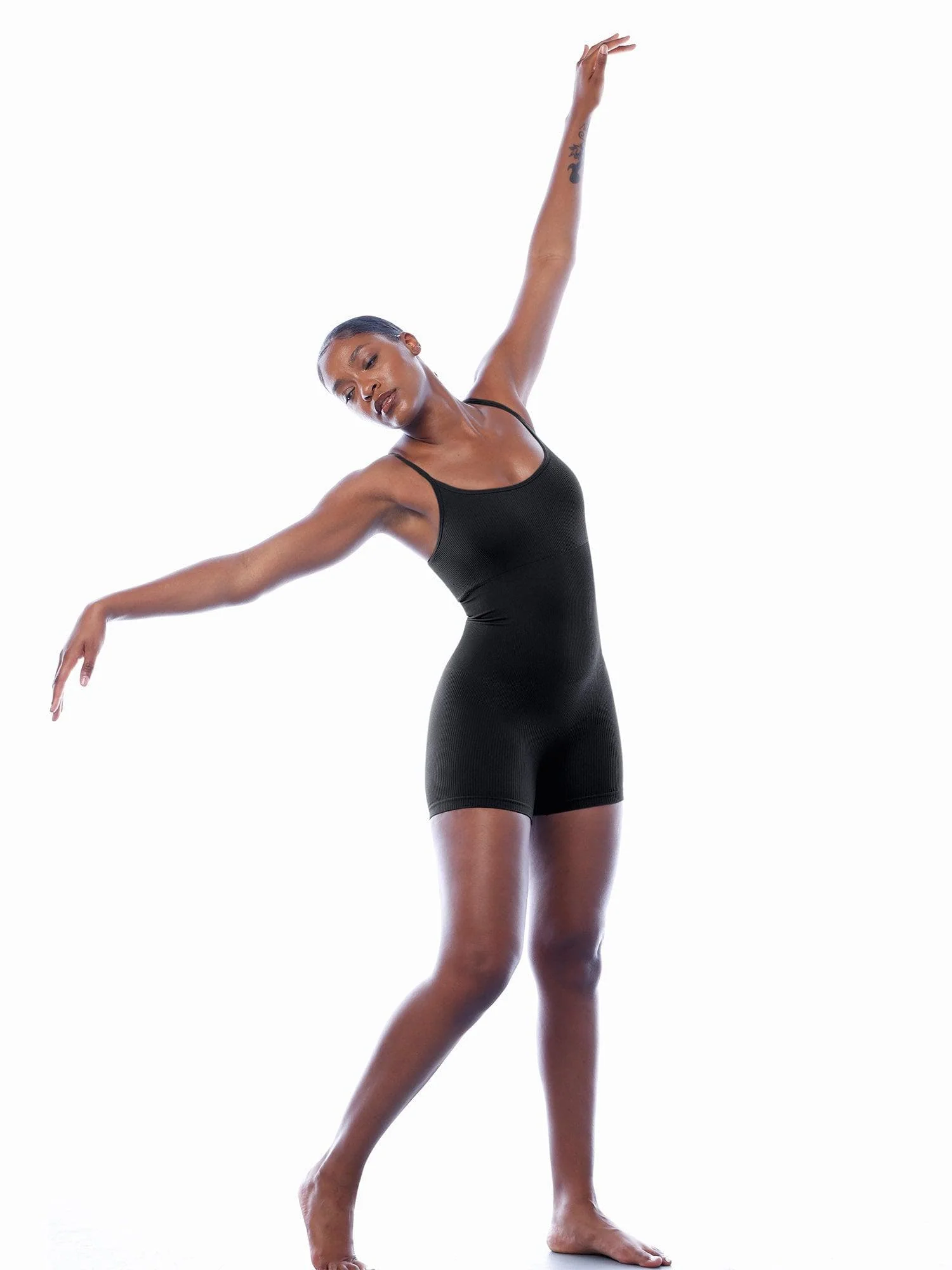 Shapewear Seamless Rib Strappy Romper - Image 20