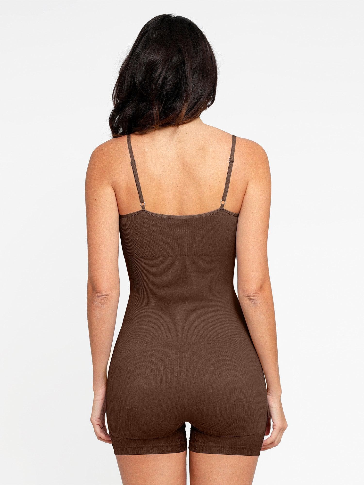 Shapewear Seamless Rib Strappy Romper - Image 28