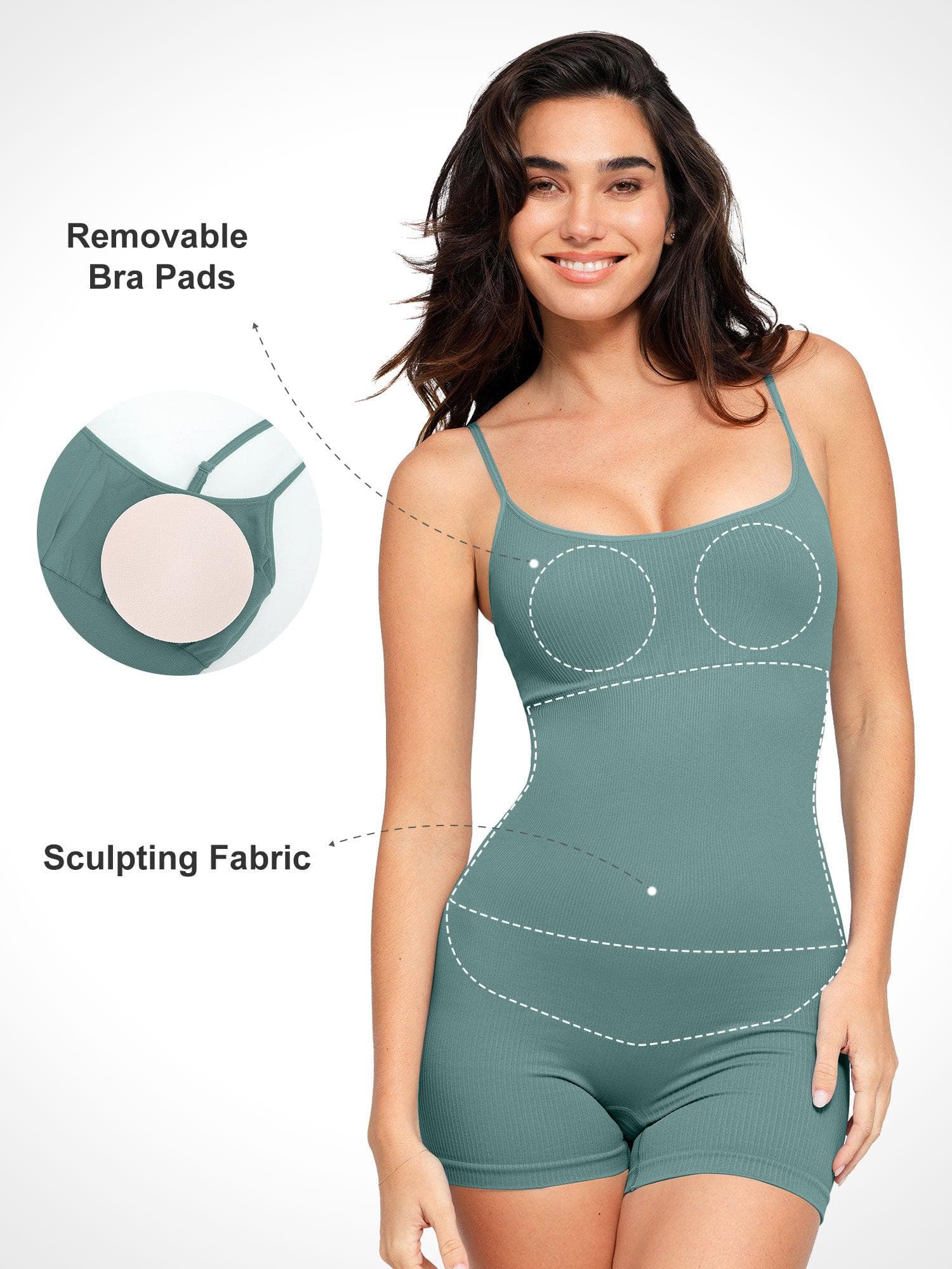 The Shapewear Rompers Tummy Control Sport - Image 34