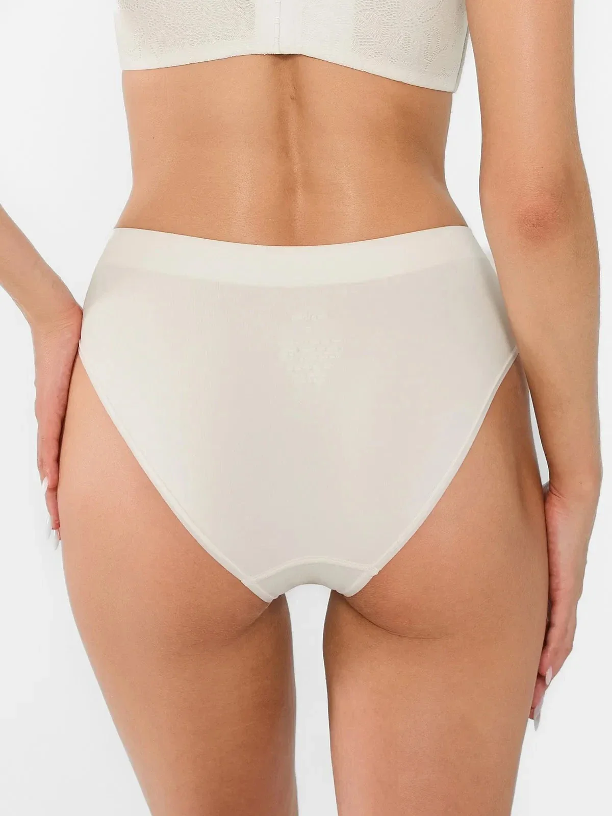 Seamless Ribbed-Waist Brief - Image 3