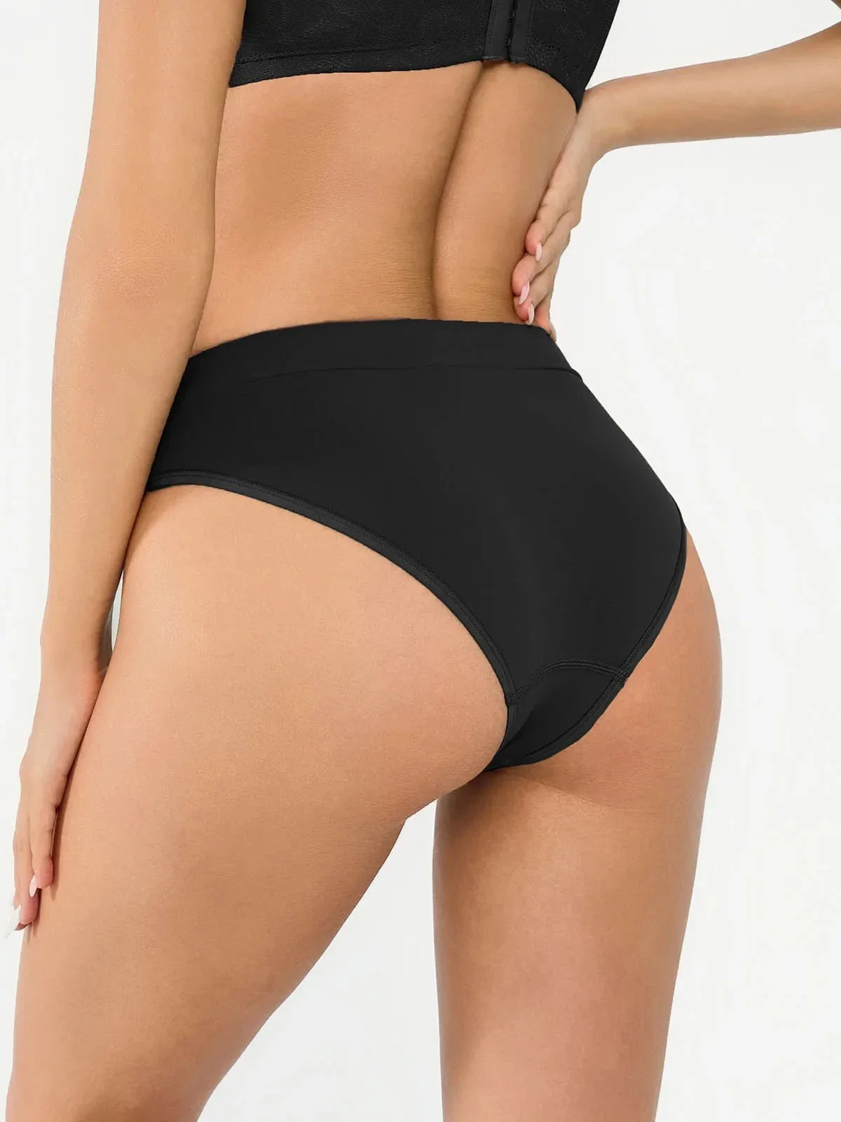 Seamless Ribbed-Waist Brief - Image 9