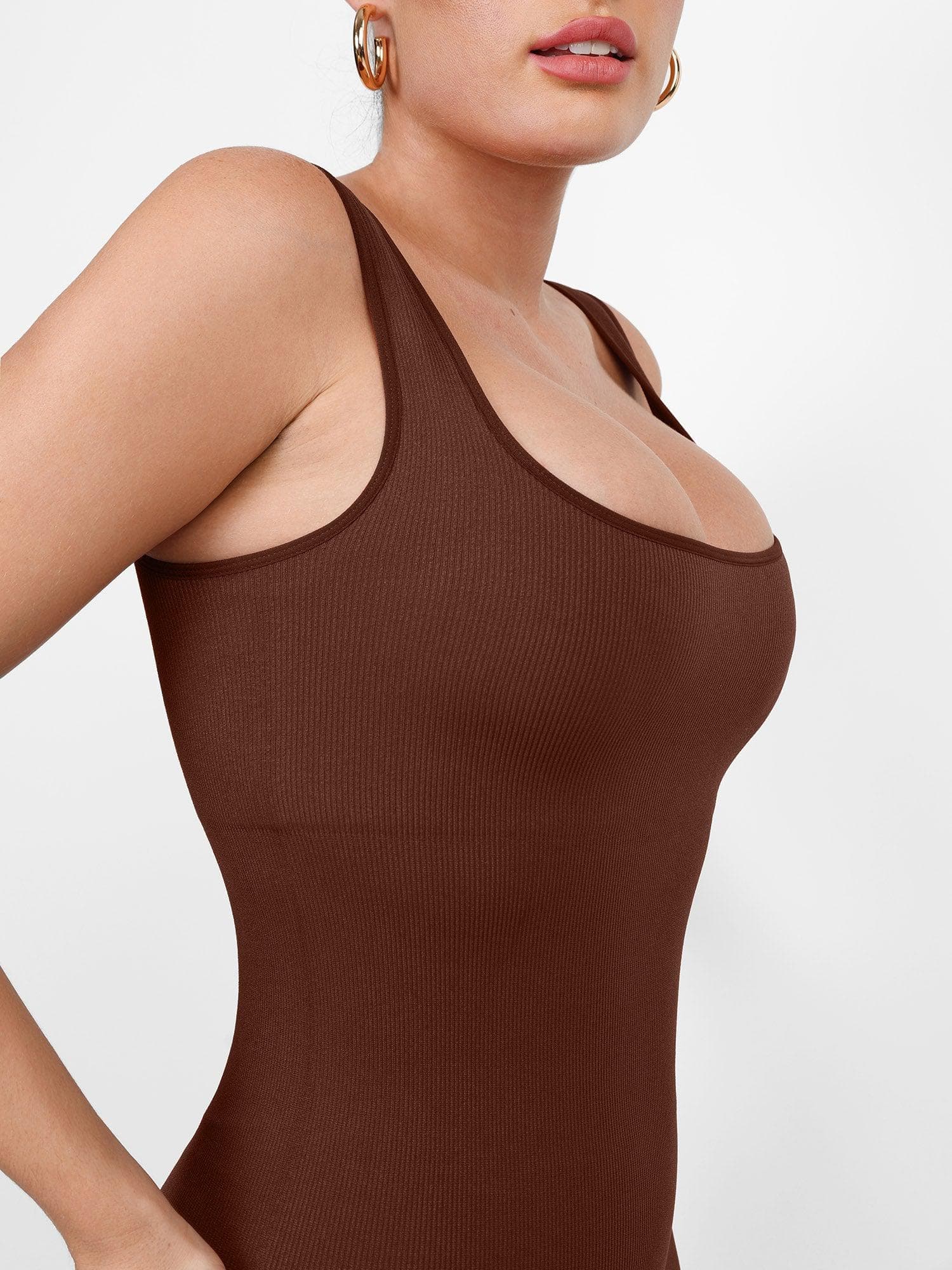 Shapewear Seamless Square Neck Workout Jumpsuit or Romper - Image 32
