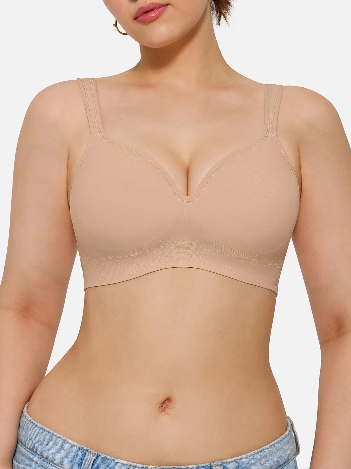 Seamless Wireless Adjustable Comfort Minimizer Support Bra - Image 14