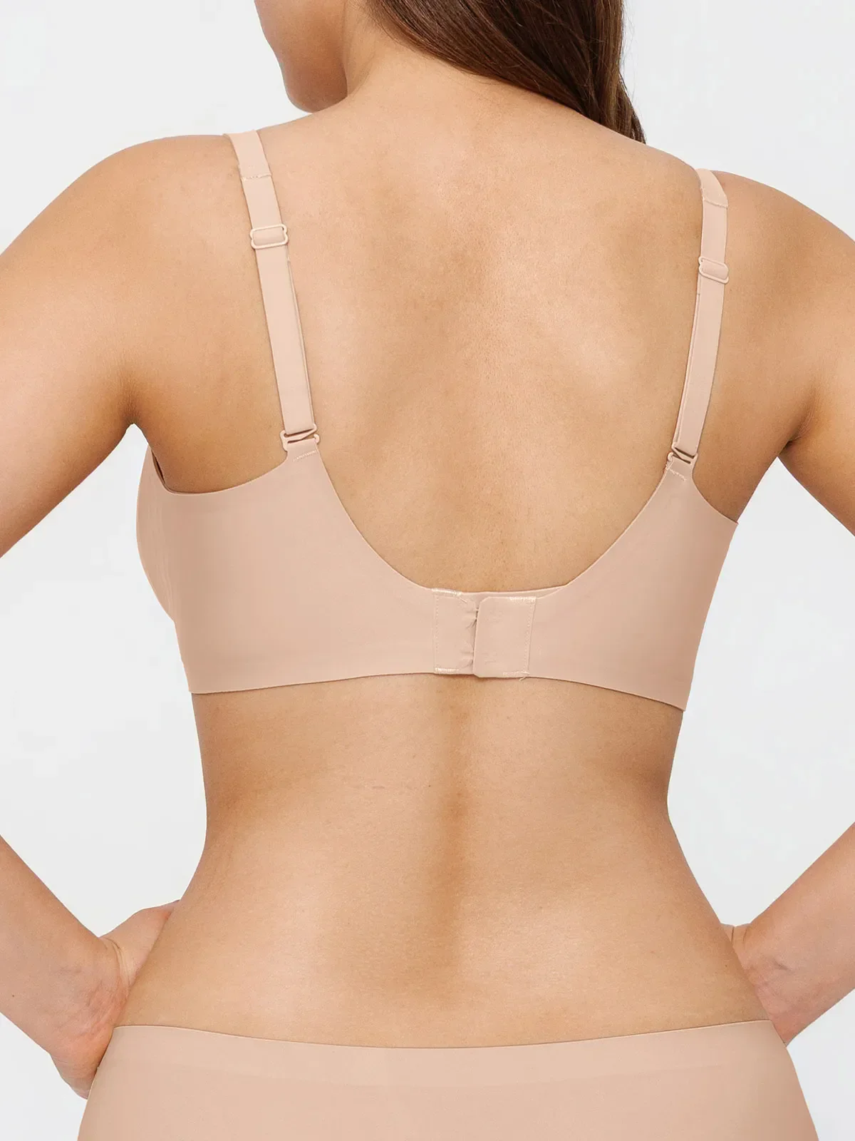 Seamless Wireless Jelly Comfort Plunge Bra - Image 46
