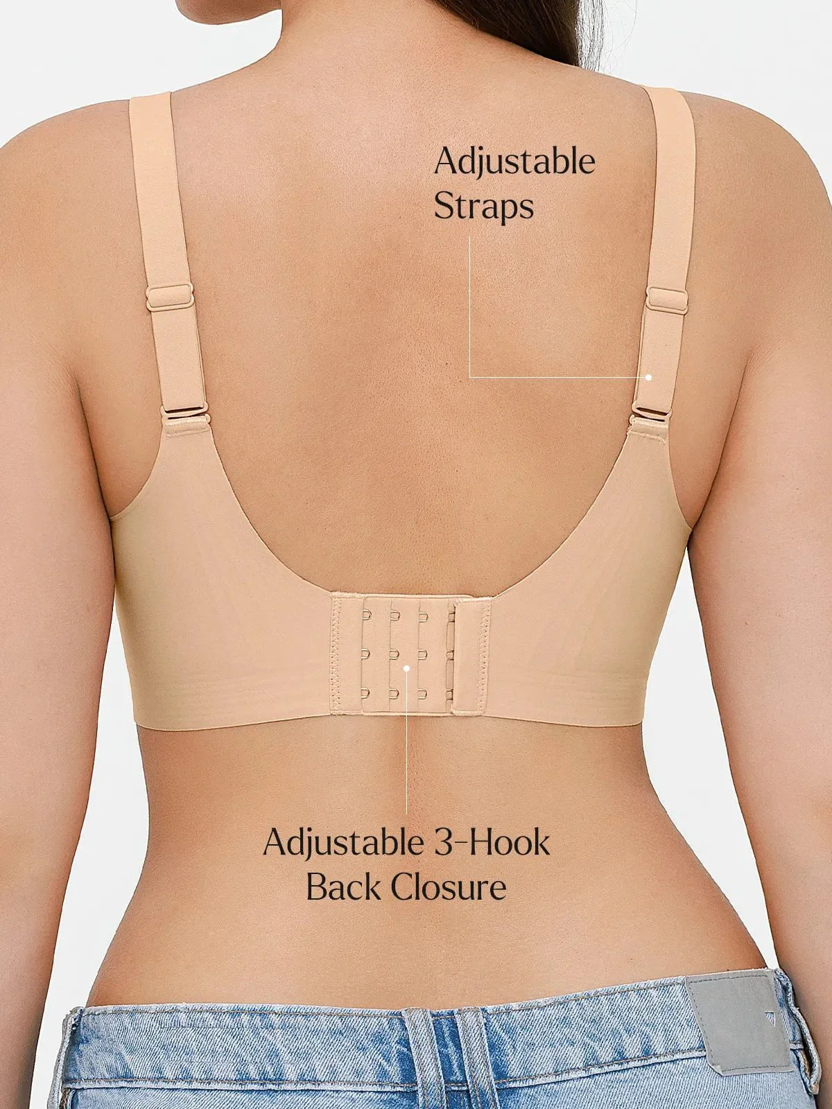 Seamless Wireless Jelly Contour Minimizer Support Bra - Image 13