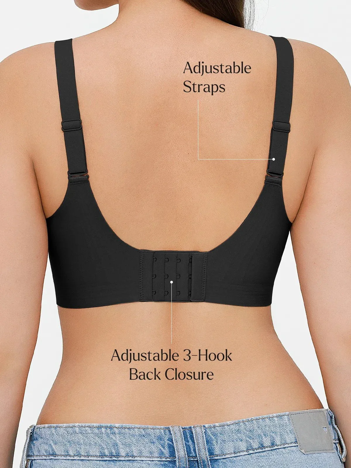 Seamless Wireless Jelly Contour Minimizer Support Bra - Image 19