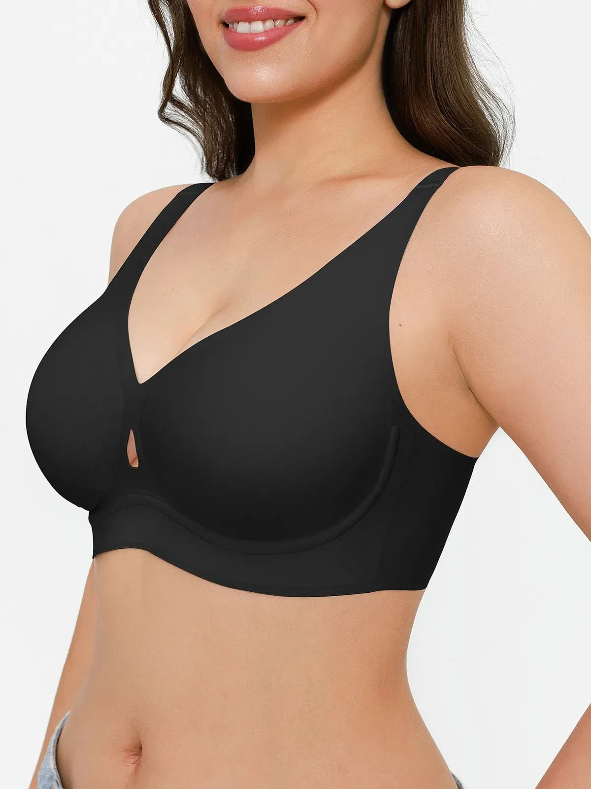 Seamless Wireless Jelly Contour Minimizer Support Bra - Image 20