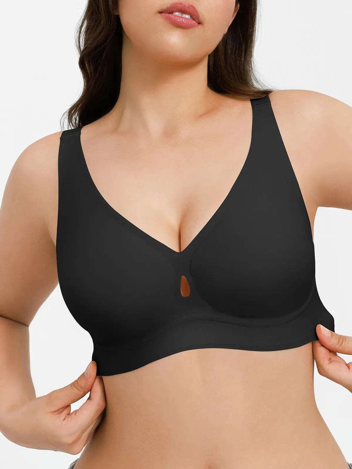 Seamless Wireless Jelly Contour Minimizer Support Bra - Image 21