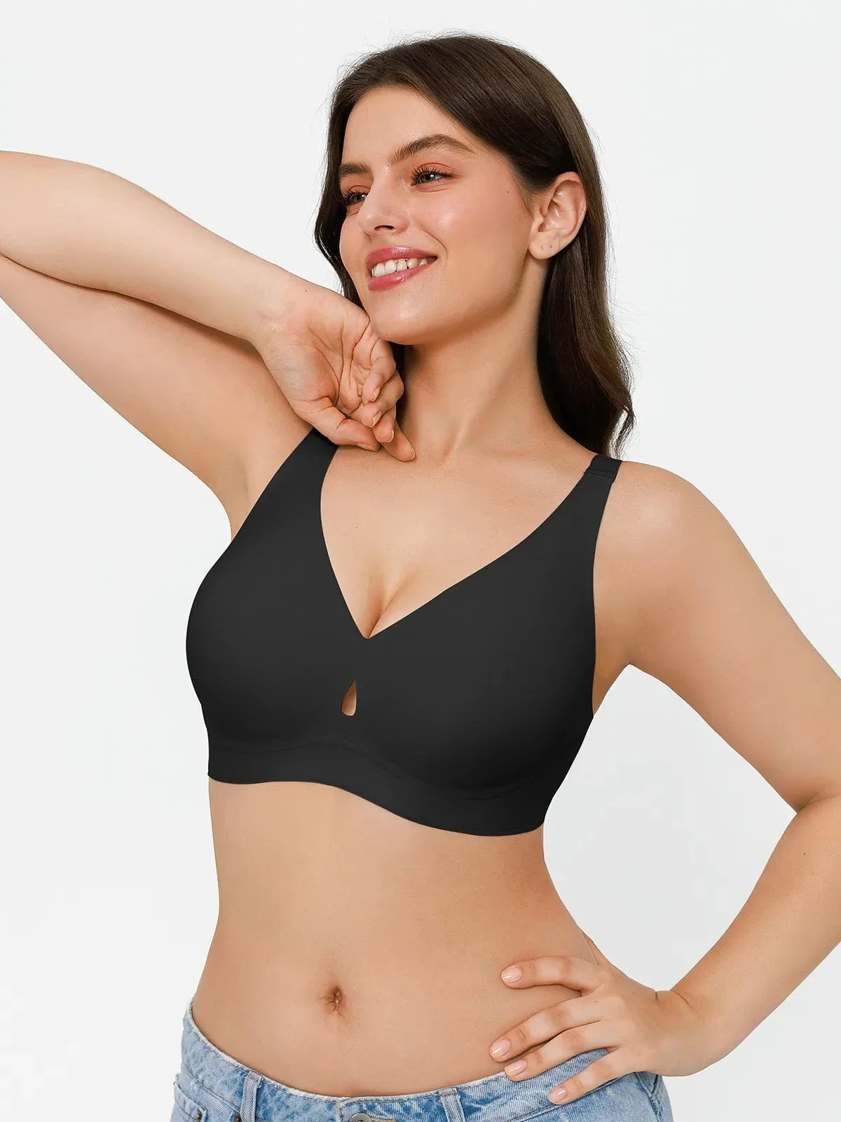 Seamless Wireless Jelly Contour Minimizer Support Bra - Image 22