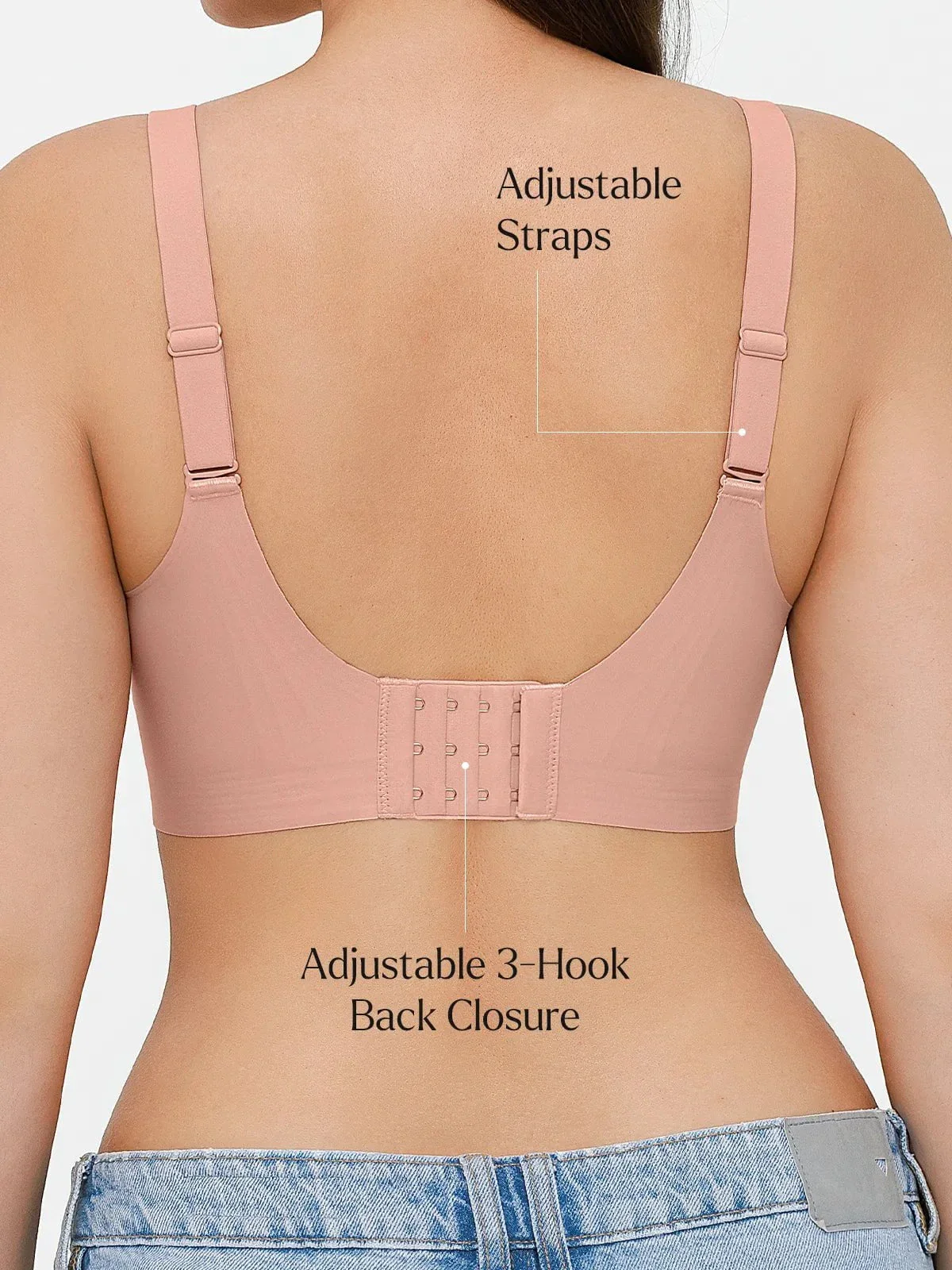 Seamless Wireless Jelly Contour Minimizer Support Bra - Image 25