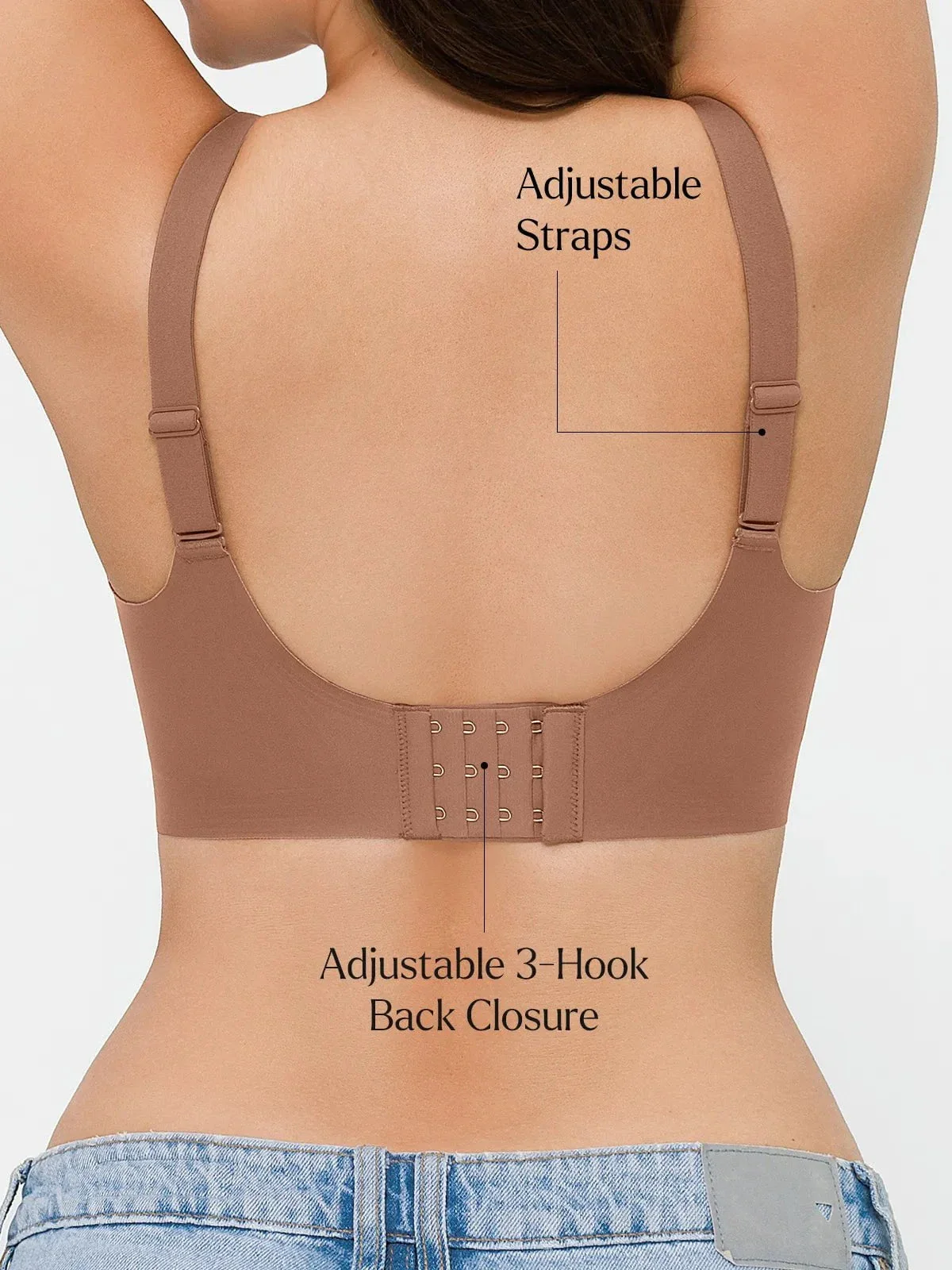 Seamless Wireless Jelly Contour Minimizer Support Bra - Image 31