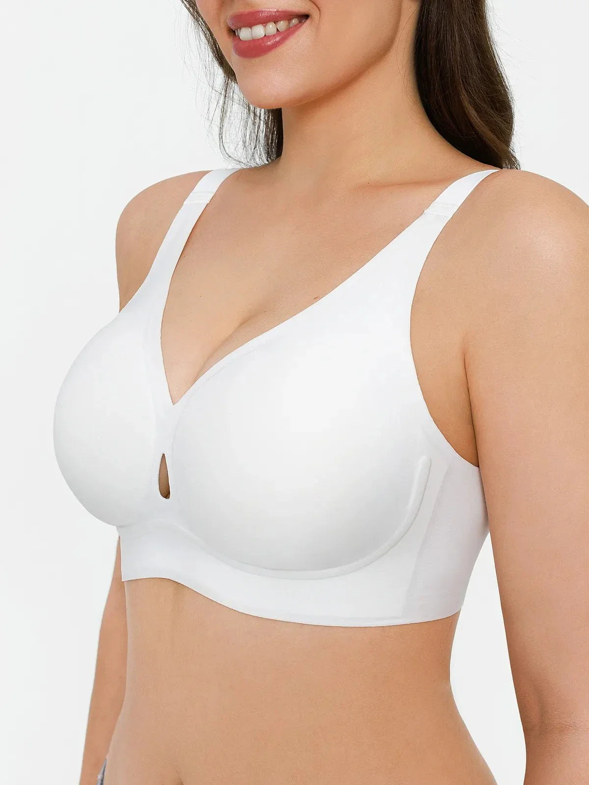 Seamless Wireless Jelly Contour Minimizer Support Bra - Image 38