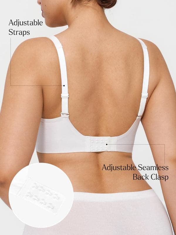 Seamless Wireless Jelly Leopard Contour Minimizer Support Bra - Image 35