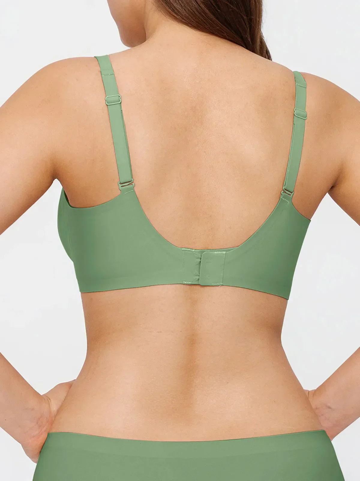Seamless Wireless Jelly Comfort Plunge Bra - Image 53