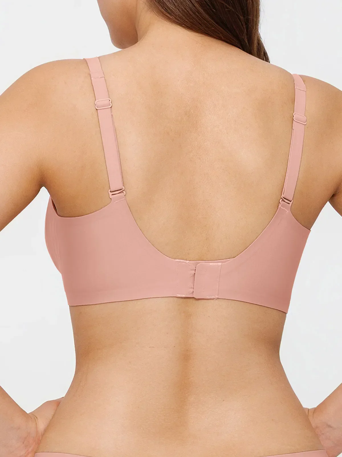 Seamless Wireless Jelly Comfort Plunge Bra - Image 18