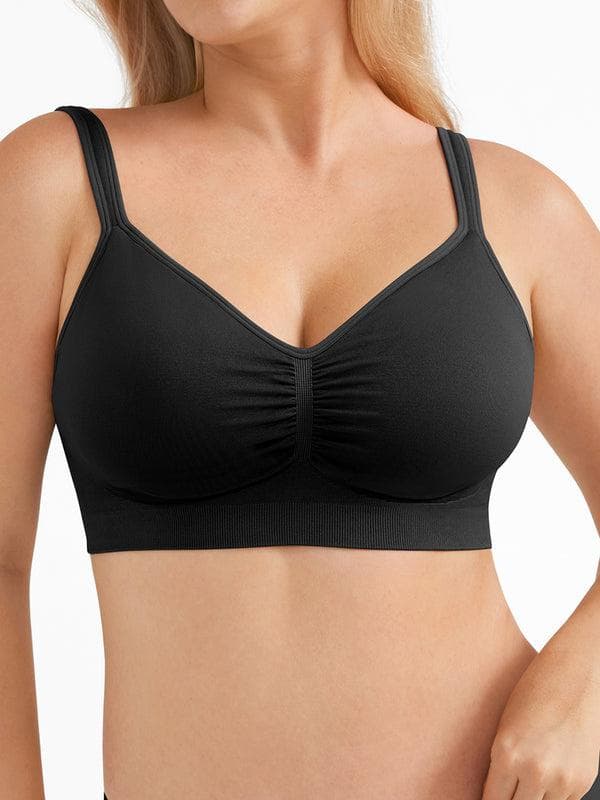 Seamless Wireless Wide-Strap Everyday Bra - Image 9