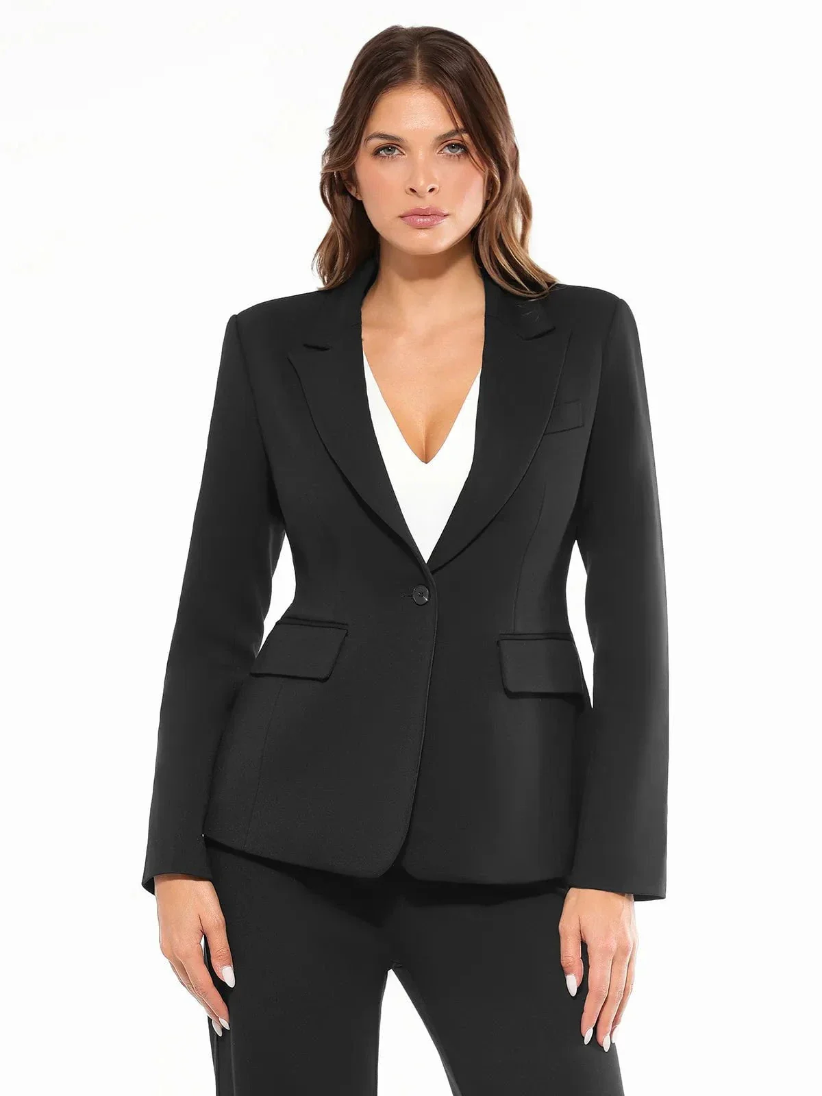 Shape-Sculpting Fitted Blazer - Image 14