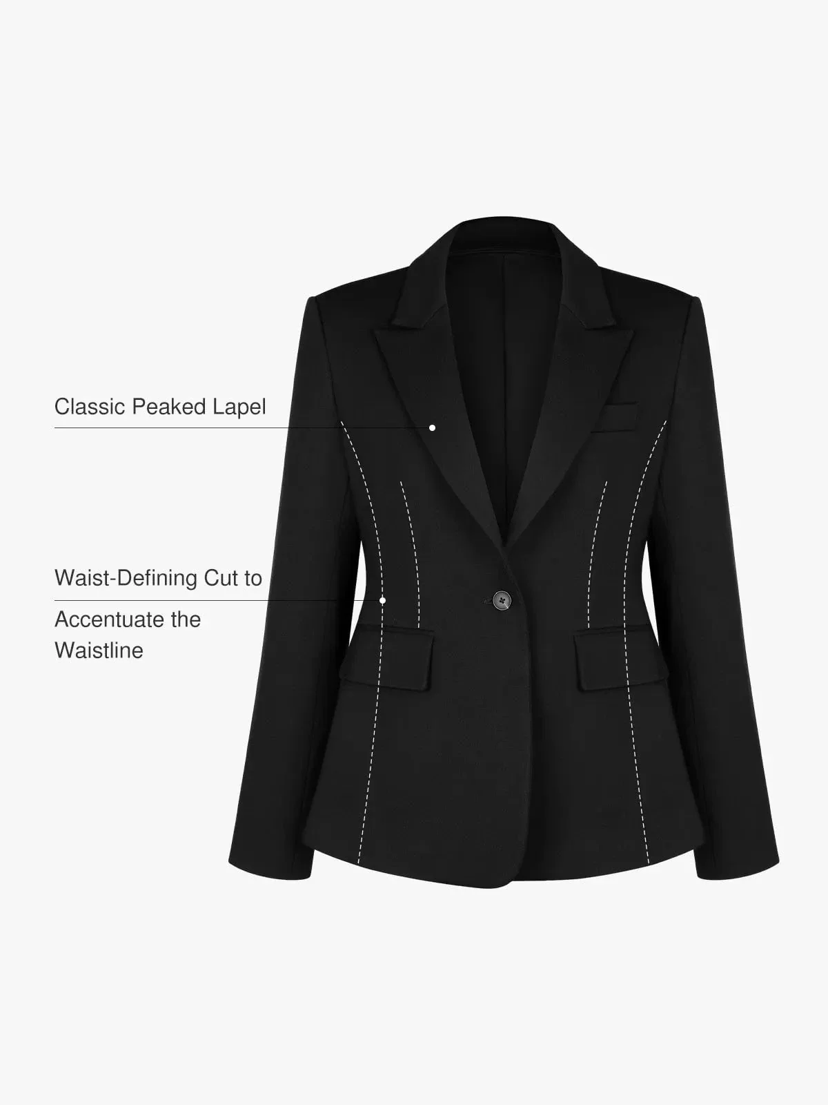 Shape-Sculpting Fitted Blazer - Image 15
