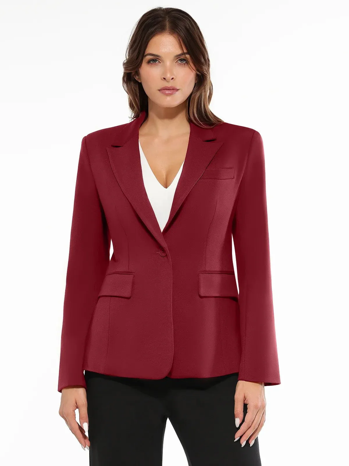 Shape-Sculpting Fitted Blazer - Image 26