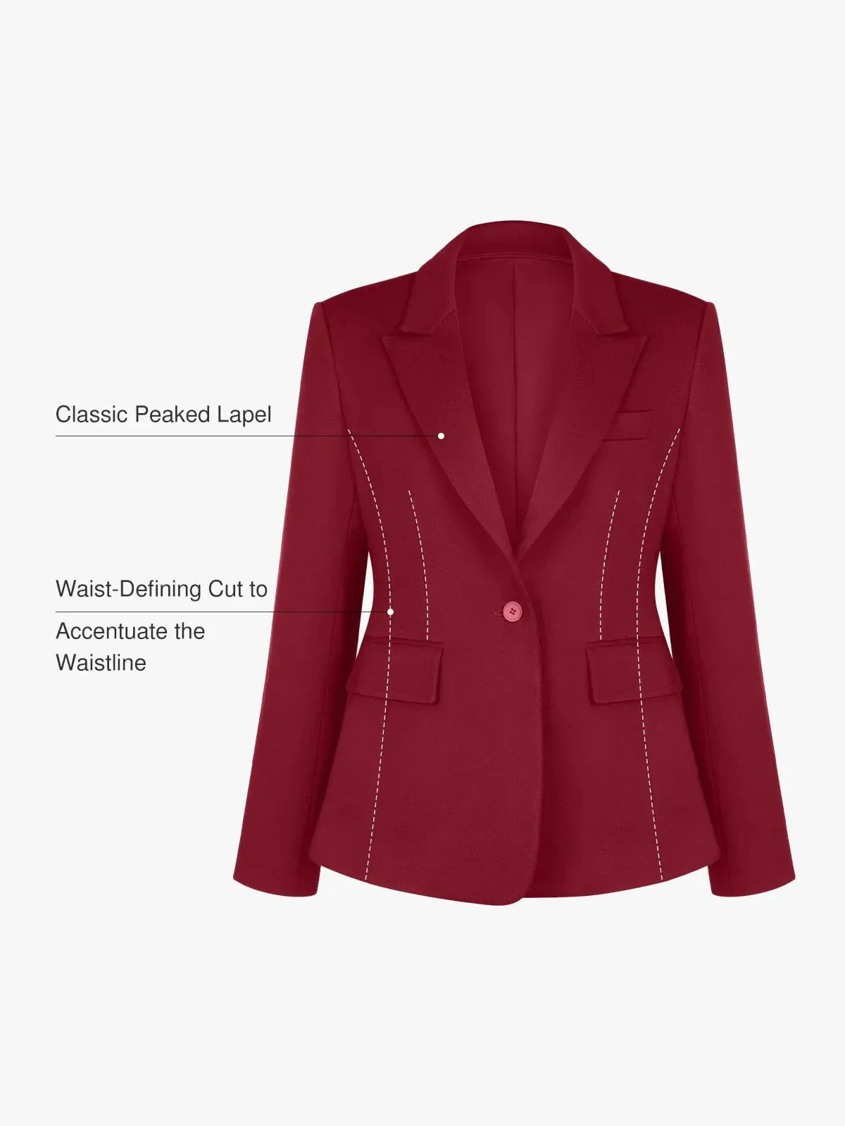Shape-Sculpting Fitted Blazer - Image 27