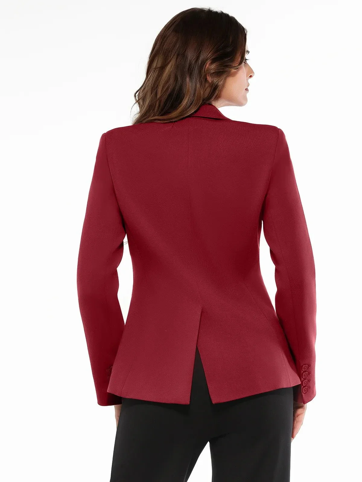 Shape-Sculpting Fitted Blazer - Image 29