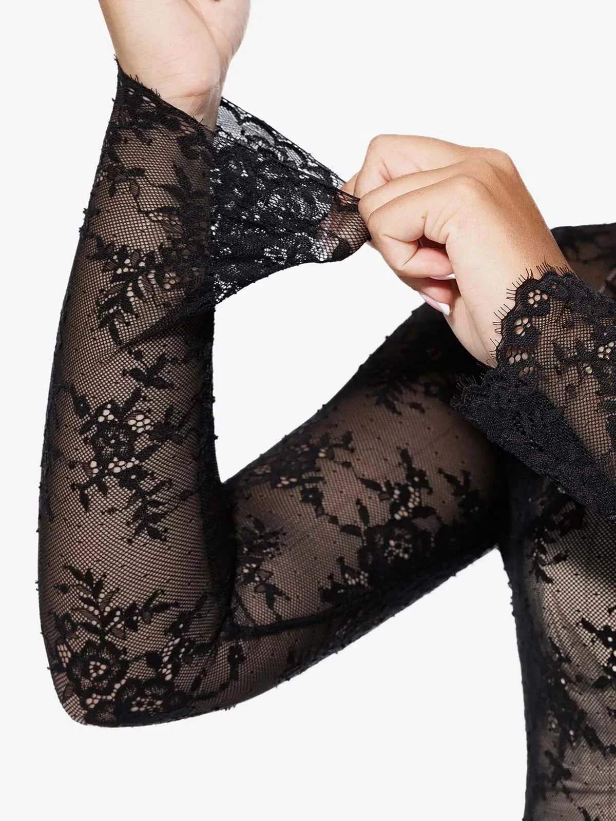 Shapewear 2-in-1 Lace Overlay Sculpting Dress - Image 29