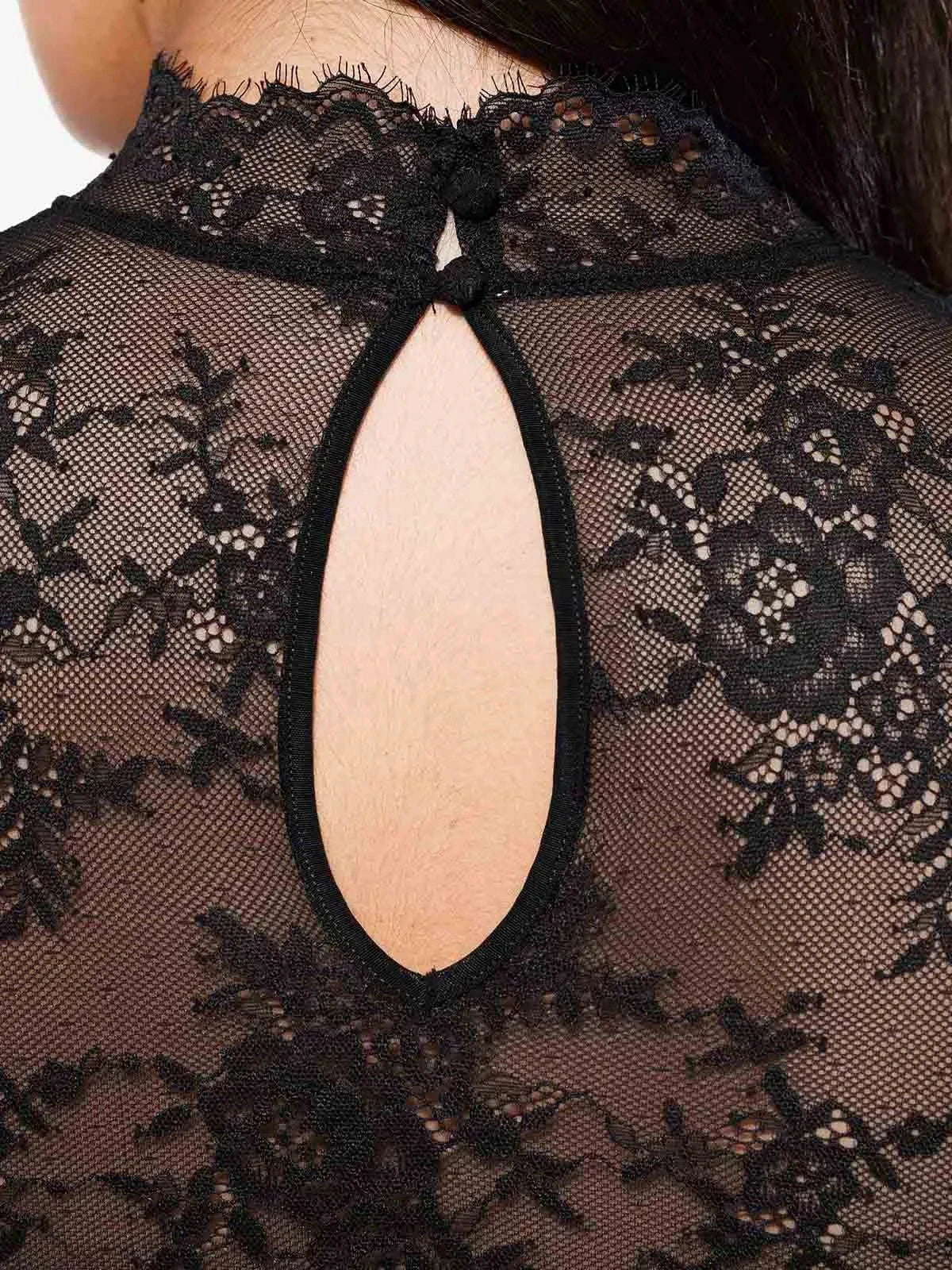 Shapewear 2-in-1 Lace Overlay Sculpting Dress - Image 30
