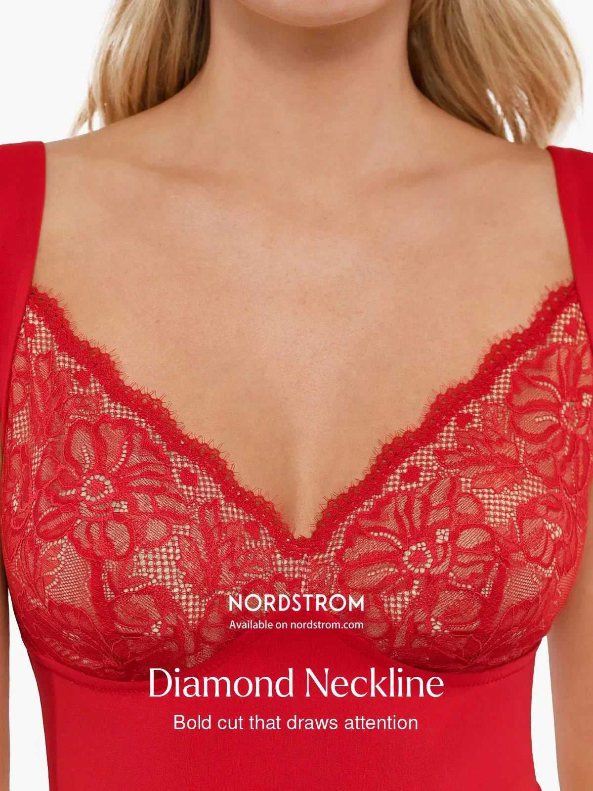 Shapewear Cap Sleeve Slimming Lace Cup Bodysuit - Image 2
