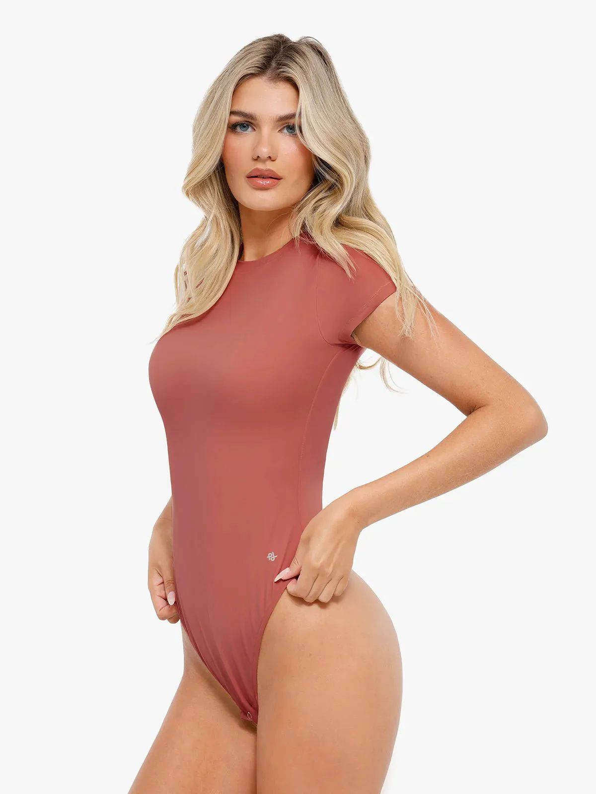 Shapewear Cloudsense Short Sleeve Crew-Neck Bodysuit - Image 15