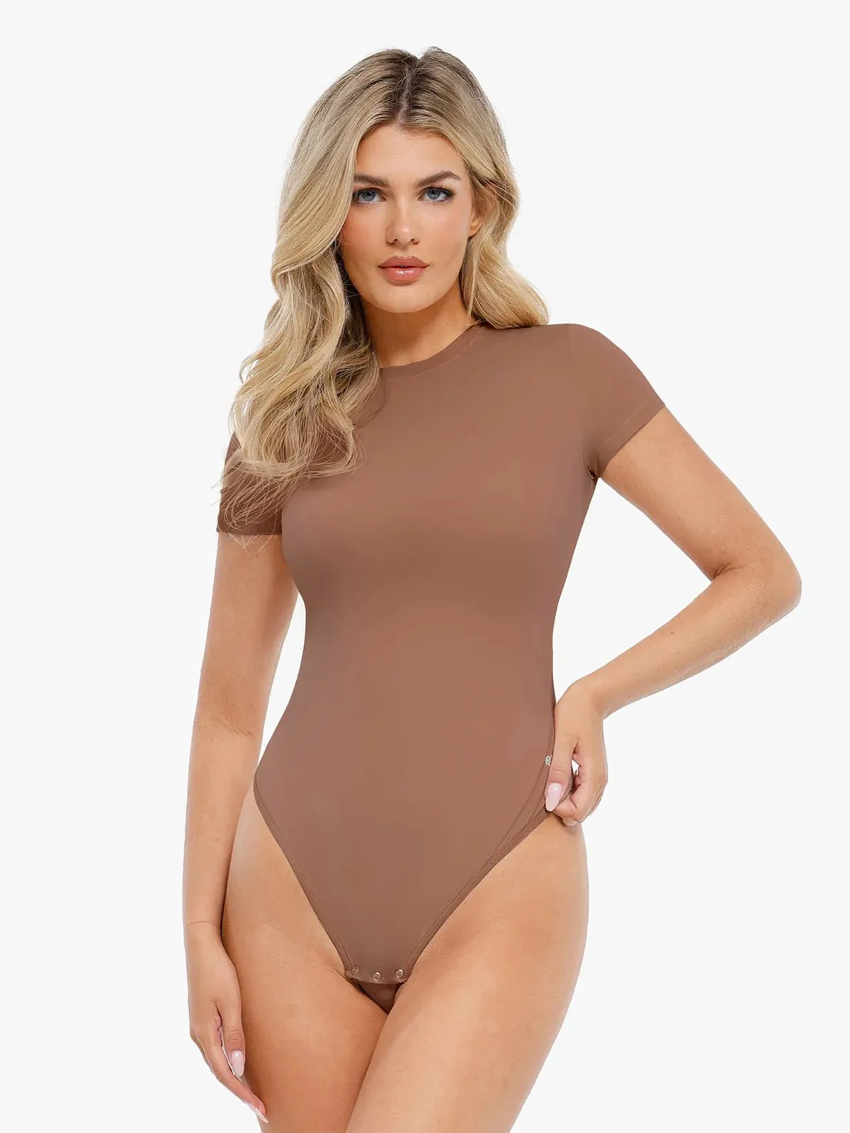 Shapewear Cloudsense Short Sleeve Crew-Neck Bodysuit - Image 25