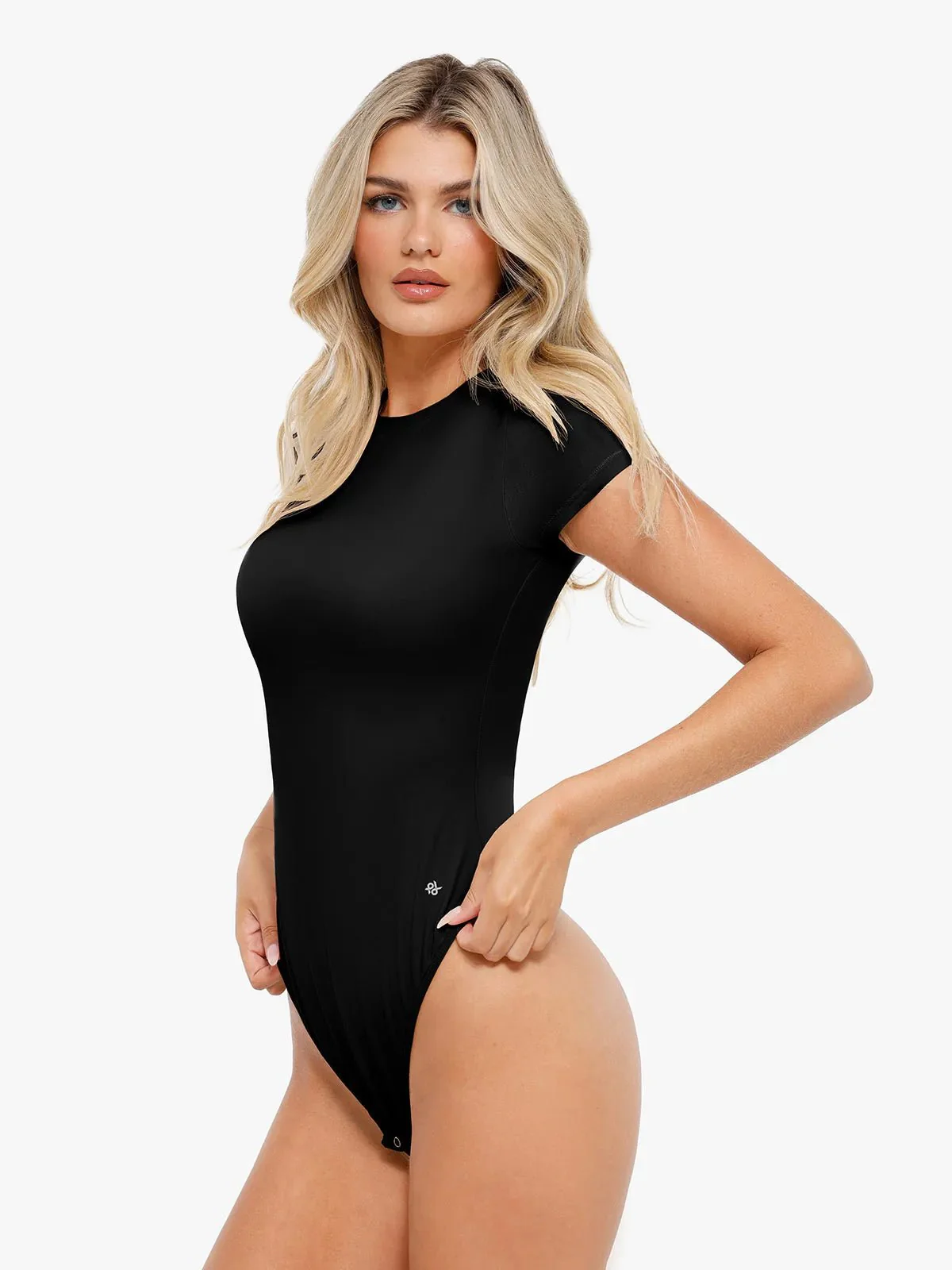 Shapewear Cloudsense Short Sleeve Crew-Neck Bodysuit - Image 3