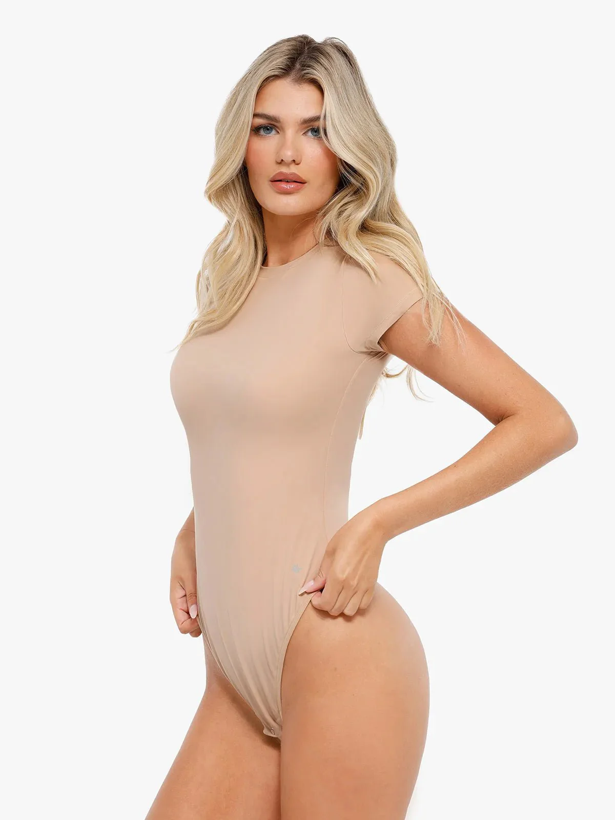 Shapewear Cloudsense Short Sleeve Crew-Neck Bodysuit - Image 33
