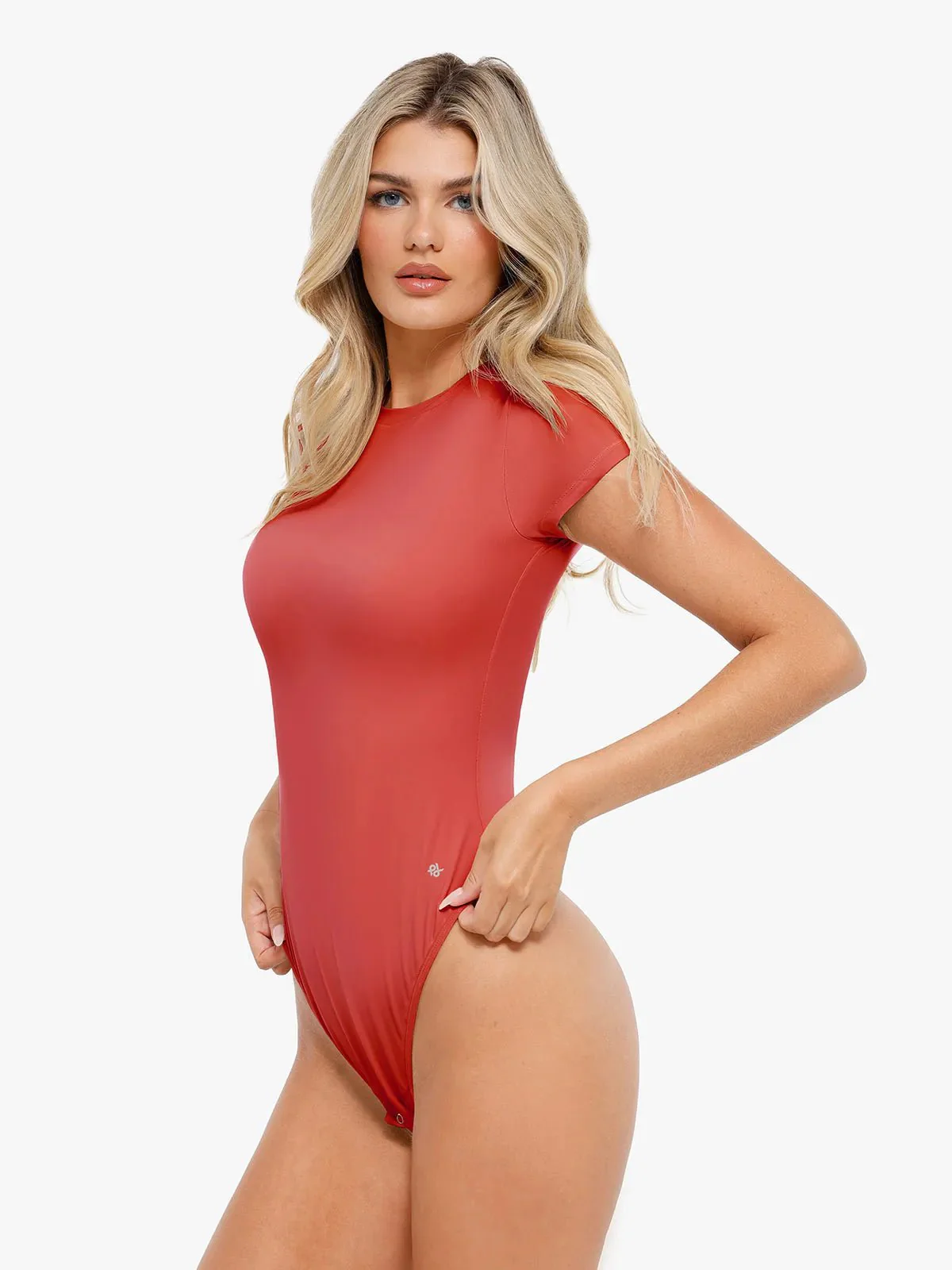 Shapewear Cloudsense Short Sleeve Crew-Neck Bodysuit - Image 39