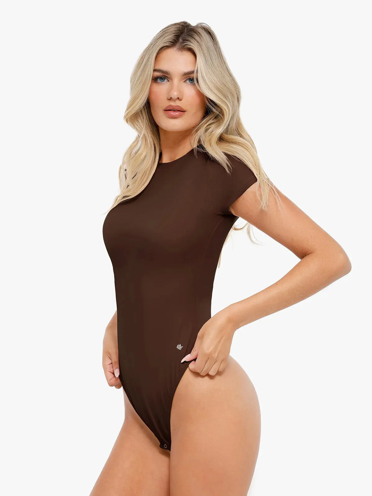 Shapewear Cloudsense Short Sleeve Crew-Neck Bodysuit - Image 46