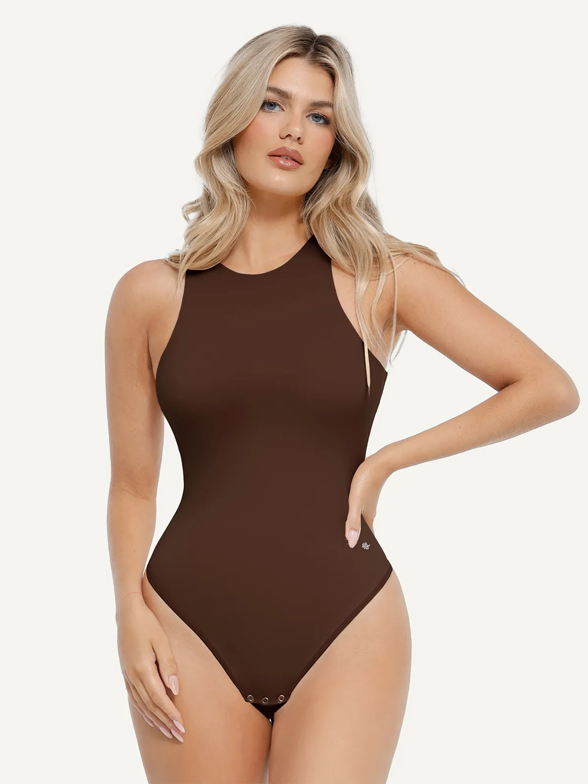 Shapewear Cloudsense Sleeveless Cutaway Round Neck Bodysuit - Image 42