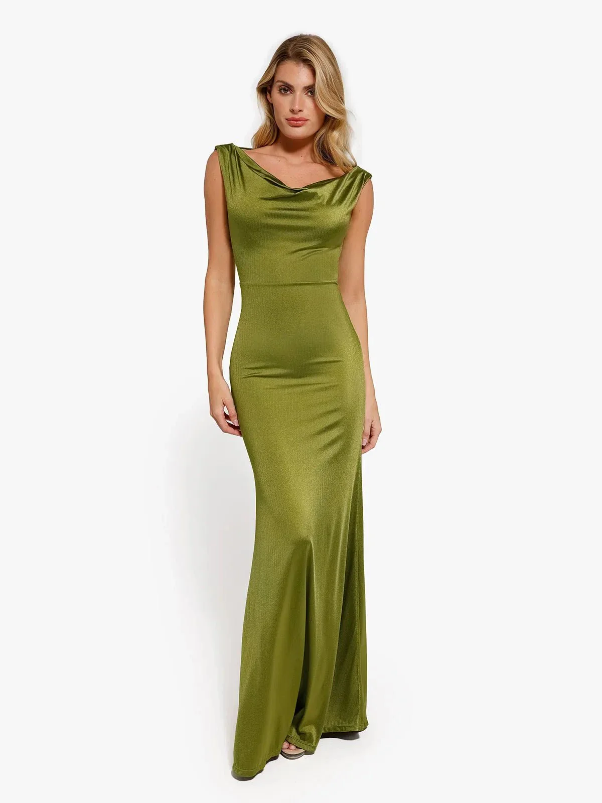 Shapewear Convertible Shine Sculpting Mermaid Dress - Image 14