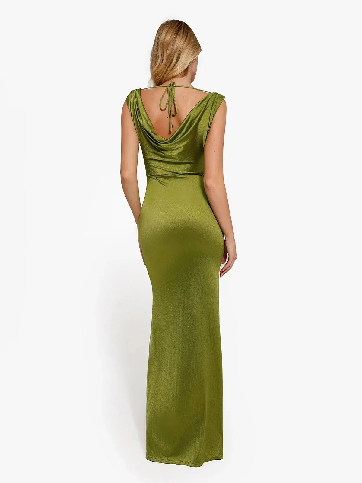 Shapewear Convertible Shine Sculpting Mermaid Dress - Image 17