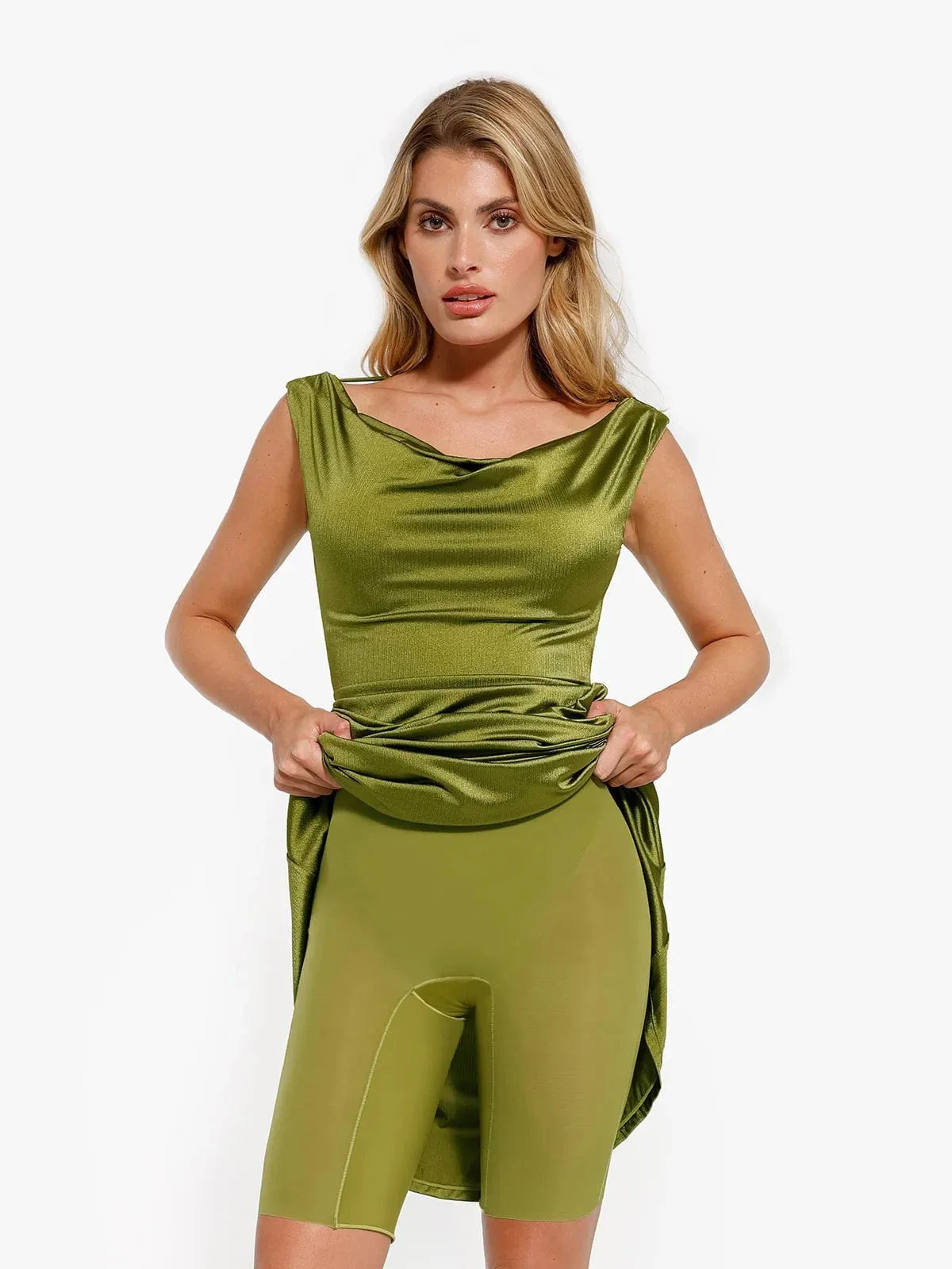 Shapewear Convertible Shine Sculpting Mermaid Dress - Image 22