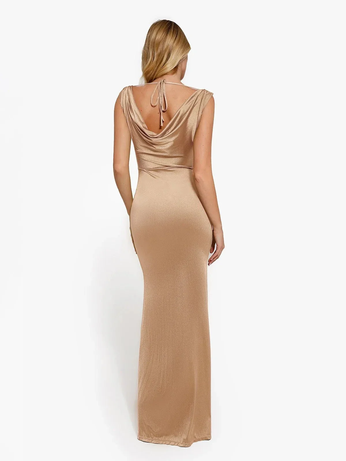 Shapewear Convertible Shine Sculpting Mermaid Dress - Image 30