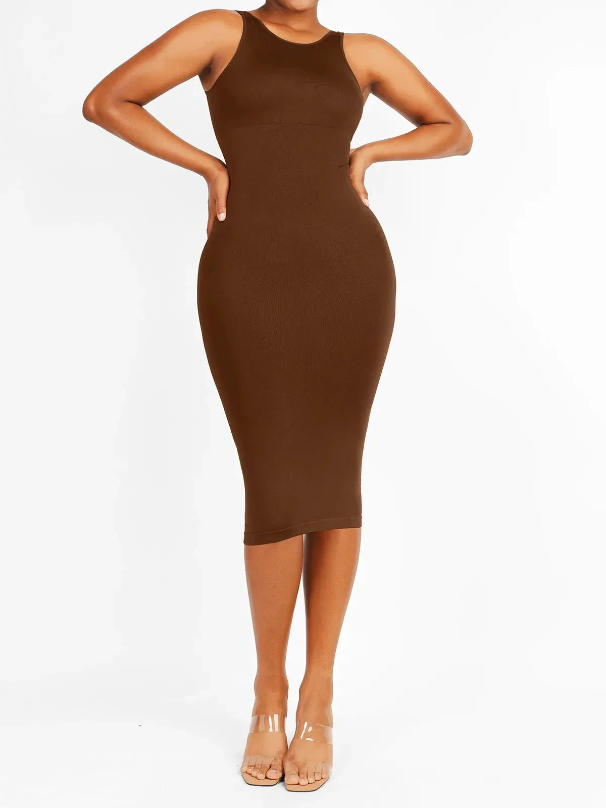 Shapewear Large U-Back Snatched Seamless Dress - Image 8
