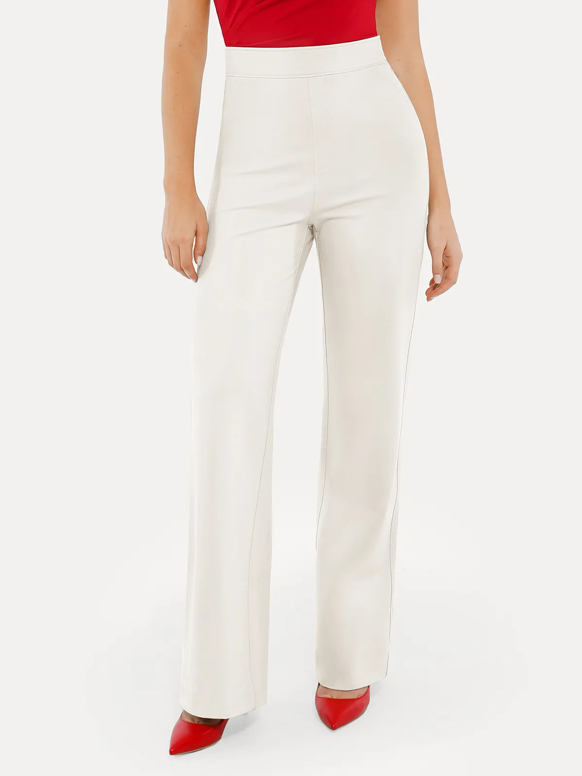 Shapewear Executive High Waisted Wide-Leg Ponte Pants - Image 24