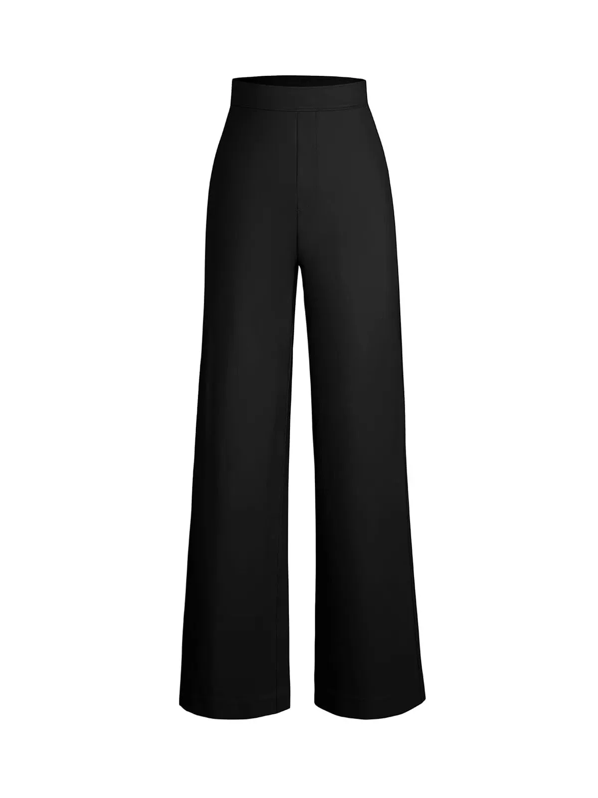 Shapewear Executive High Waisted Wide-Leg Ponte Pants - Image 7