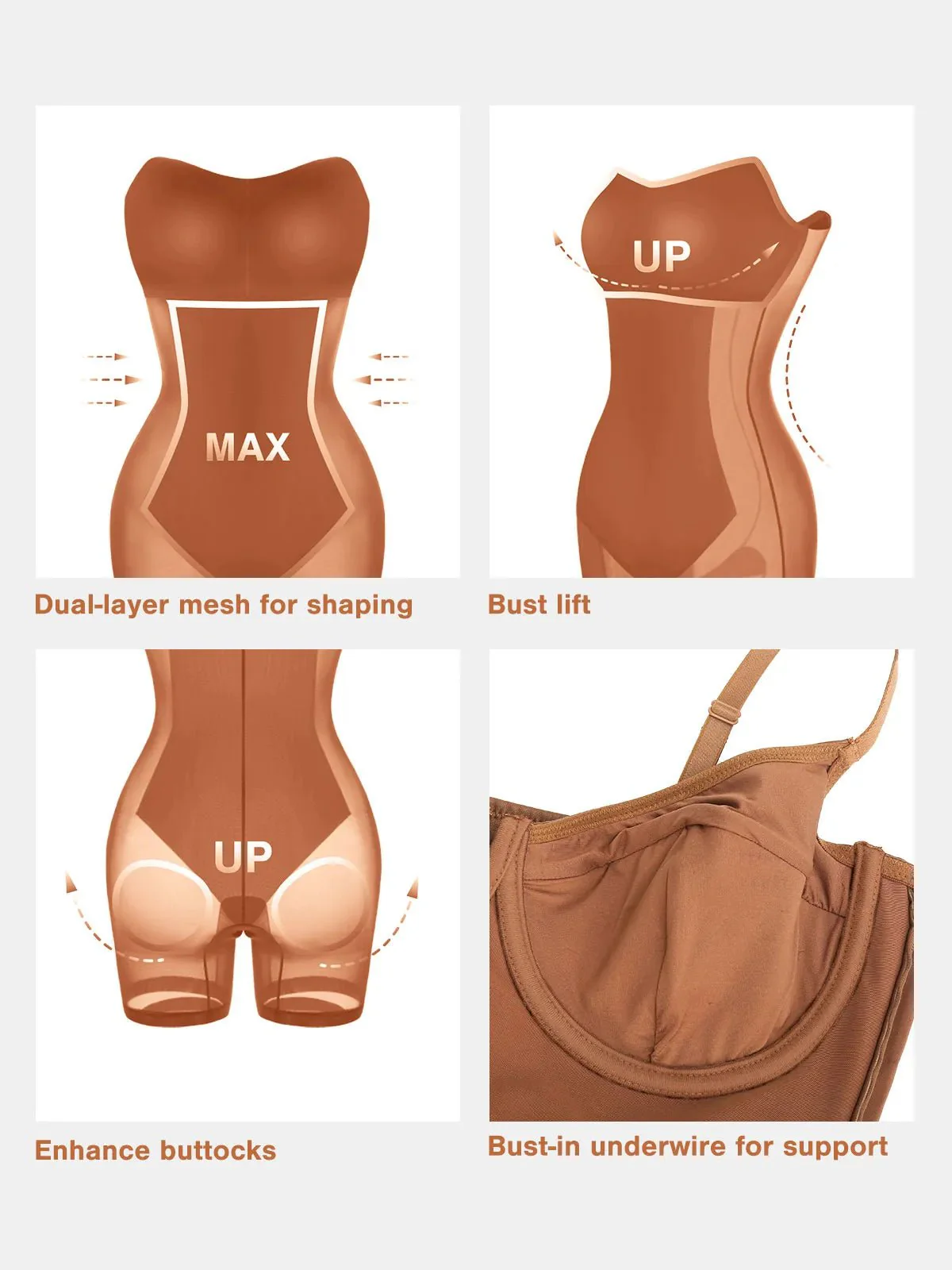 Shapewear Faux Leather Hourglass Corset Midi Dress - Image 18