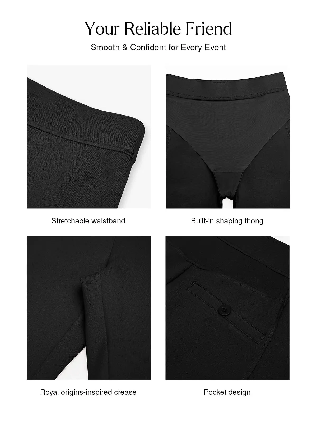 Shapewear Freedom Tummy Control Flare-Leg Ponte Pants - Image 12