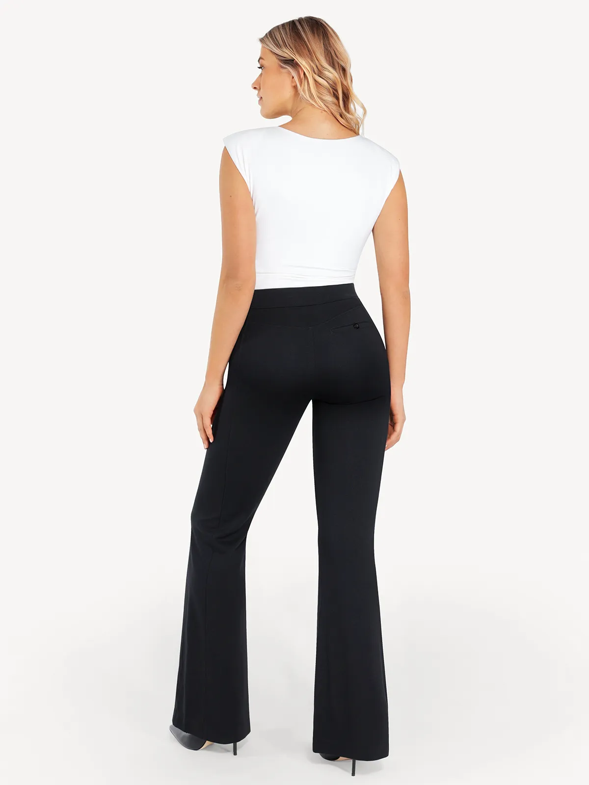 Shapewear Freedom Tummy Control Flare-Leg Ponte Pants - Image 14
