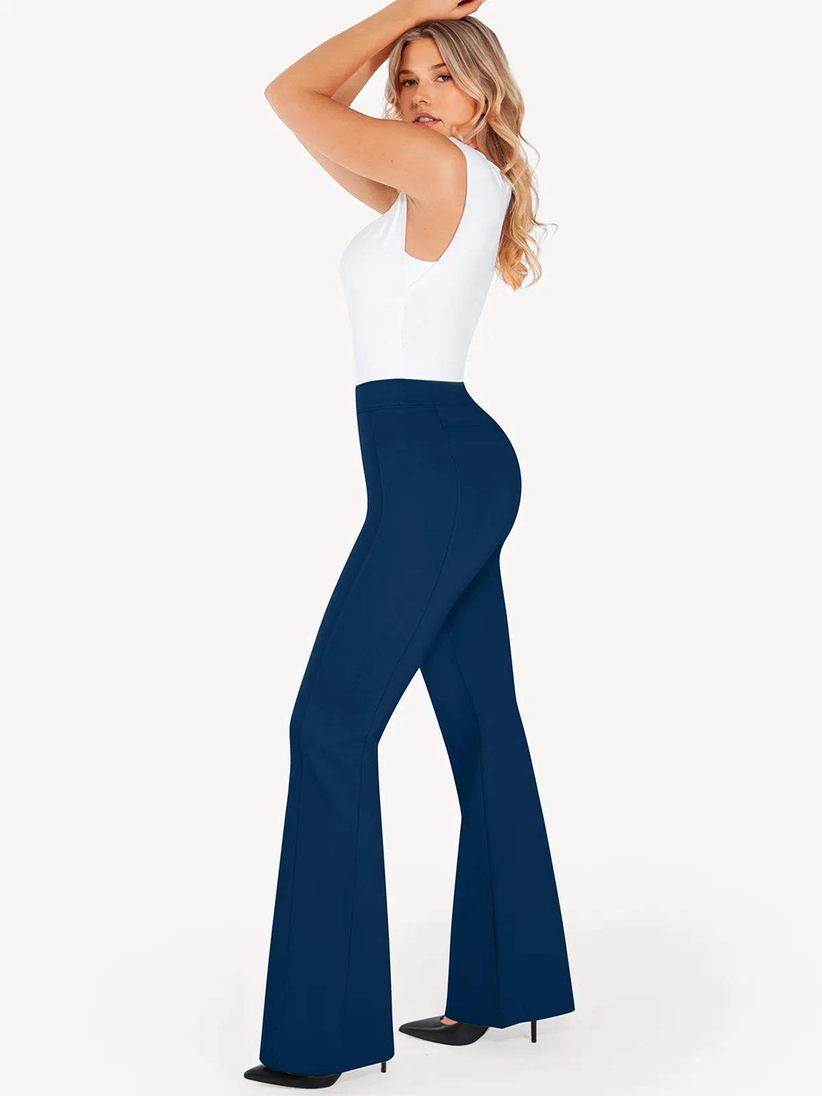 Shapewear Freedom Tummy Control Flare-Leg Ponte Pants - Image 22