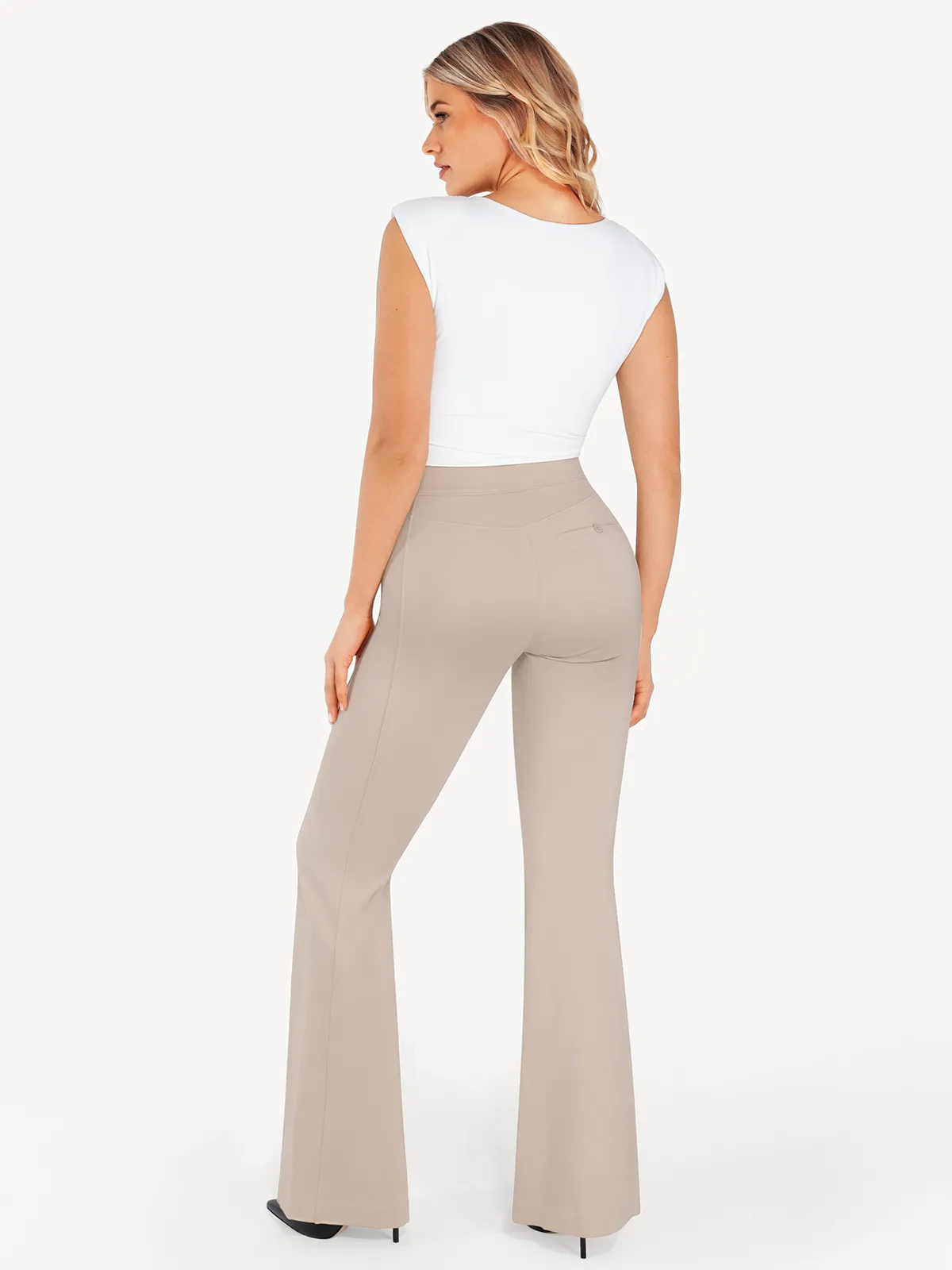Shapewear Freedom Tummy Control Flare-Leg Ponte Pants - Image 4