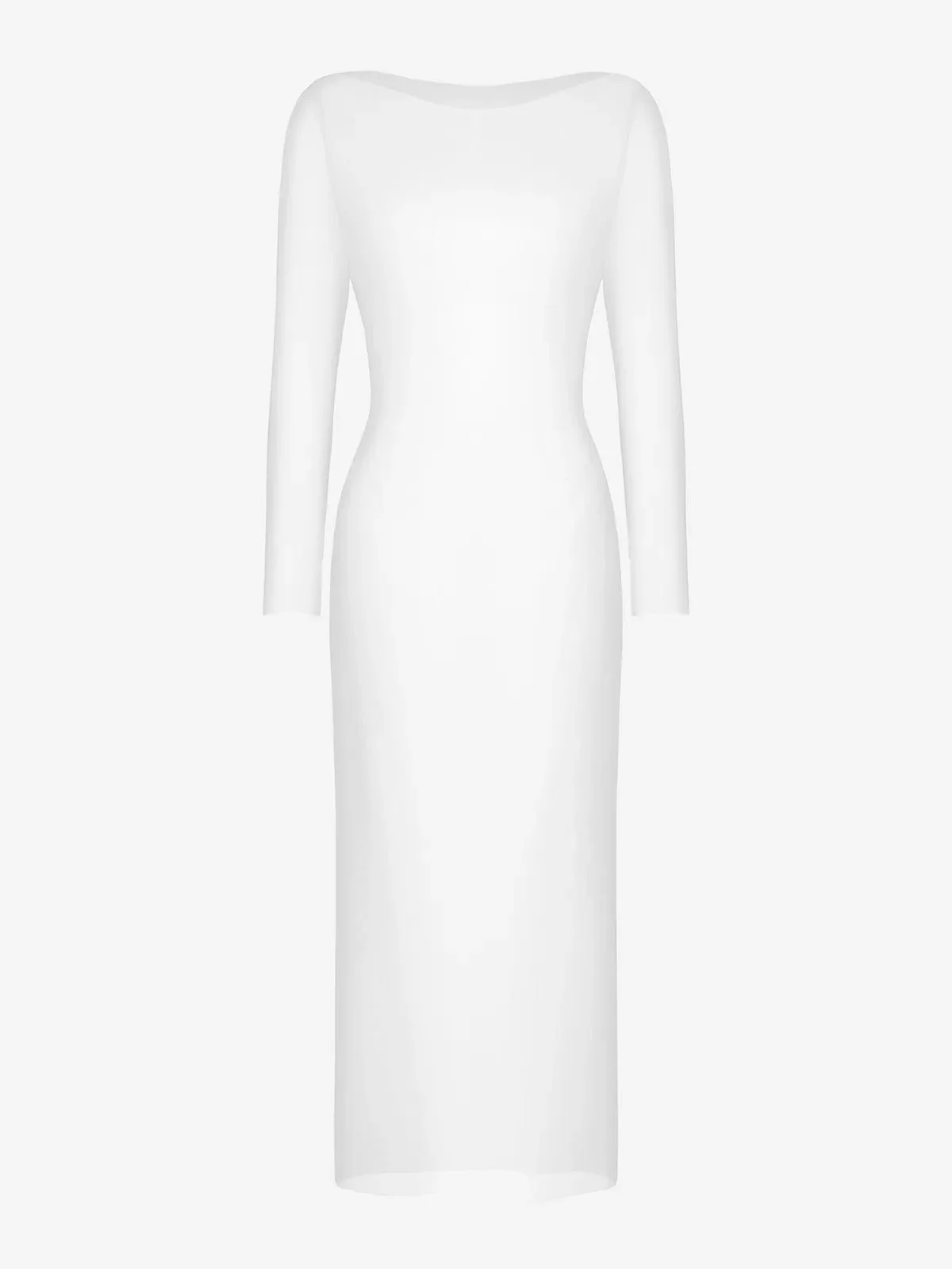 Shapewear Lace Dress Sheer Mesh Cover-Up Set - Image 20