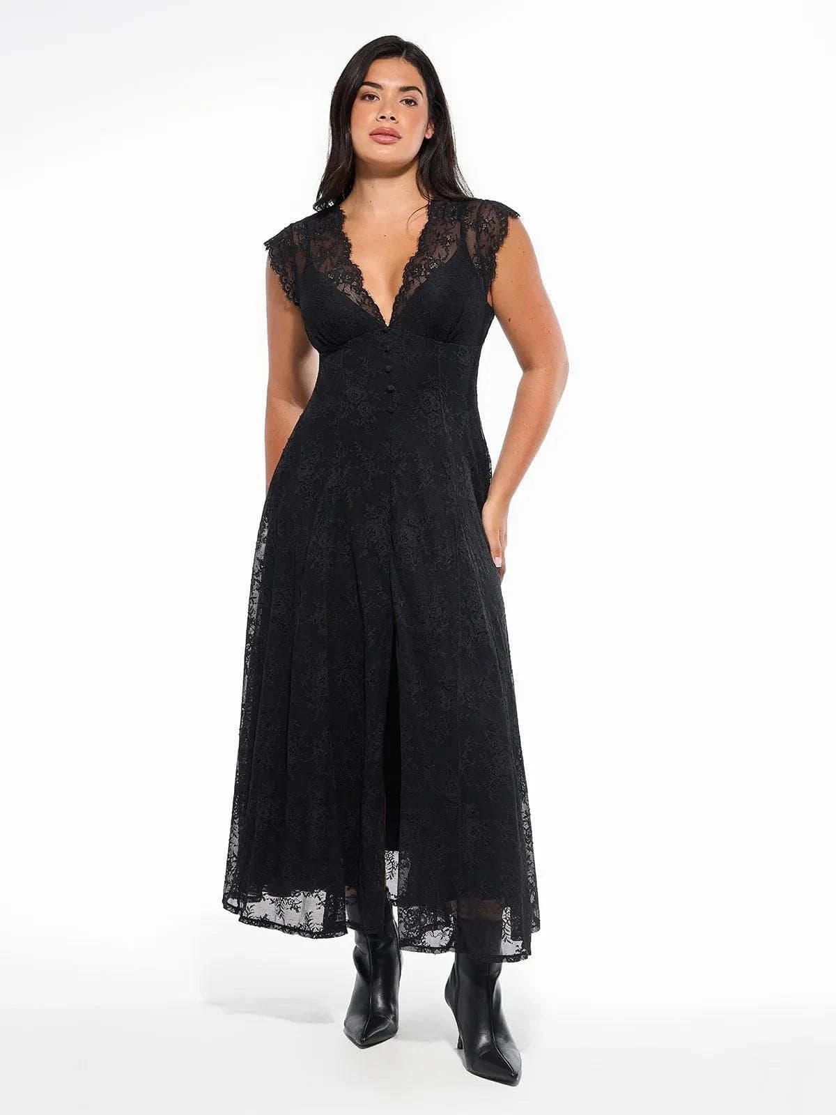 Shapewear Lace Fantasy Mini & Maxi Sculpting Dress Set - Image 13