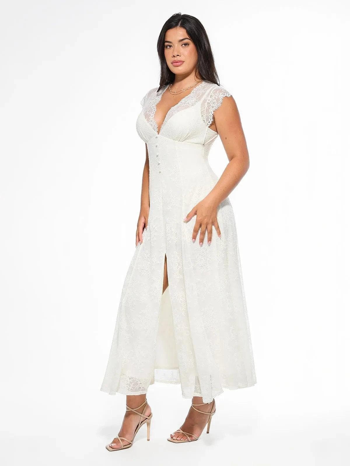 Shapewear Lace Fantasy Mini & Maxi Sculpting Dress Set - Image 21
